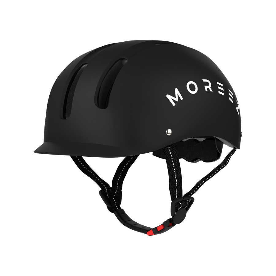 Moreez Helm Schwarz – robuster EN 1078-zertifizierter Kinderhelm